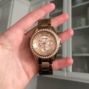 Fossil Accessories - Gold Fossil Watch Fossil Accessories - Gold Fossil Watch